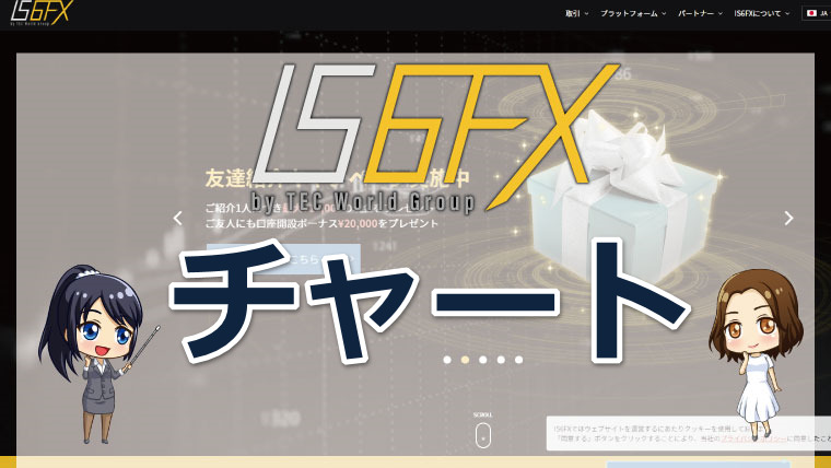 IS6FXのチャートの見方や使い方を徹底解説!